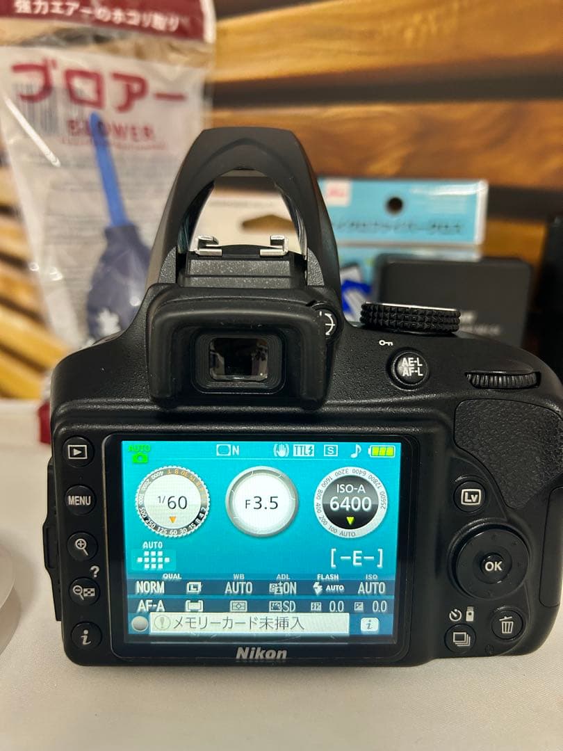 動作確認済　Nikon D3400 ダブルズーム Bluetooth スマホ転送
