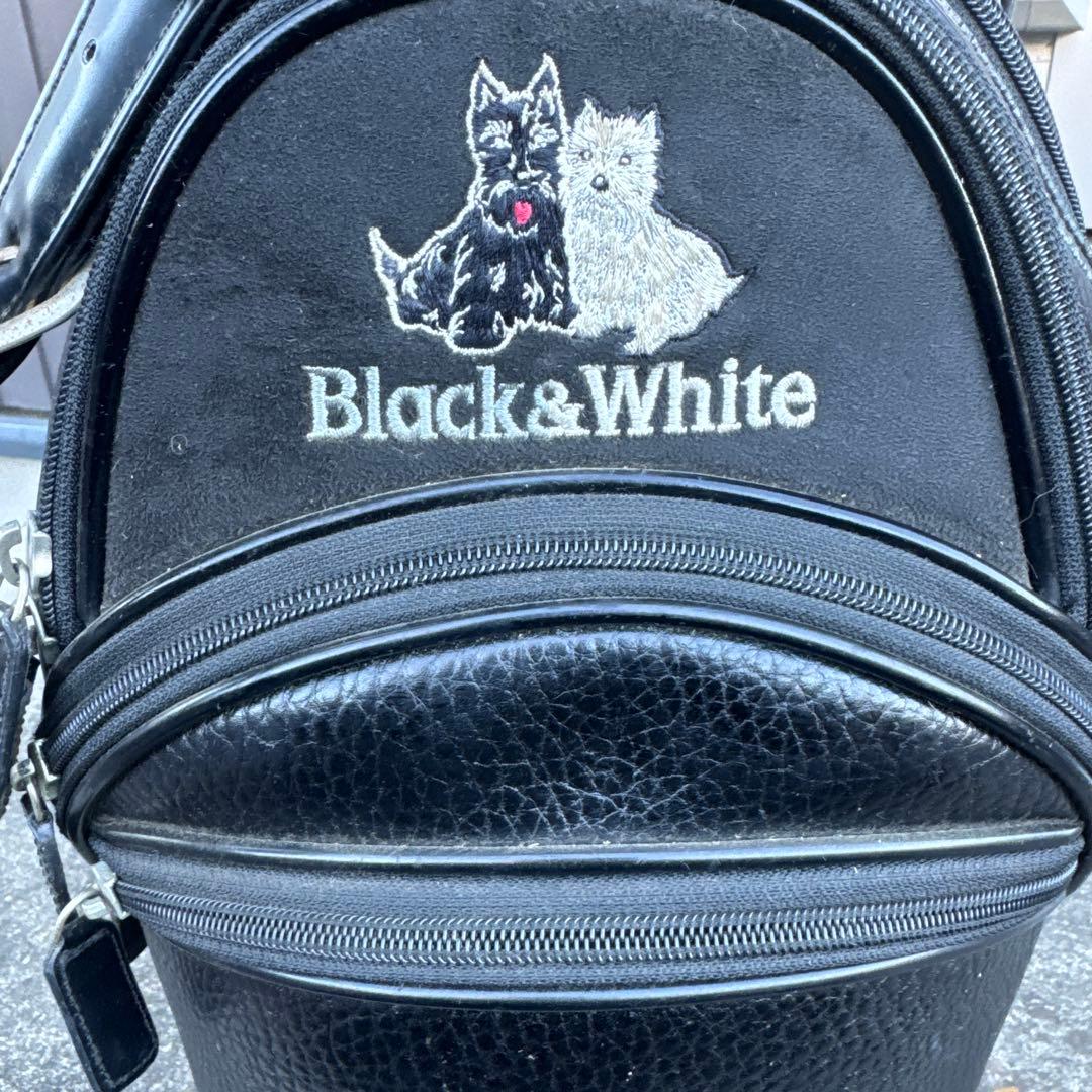 Black&White ゴルフキャディバッグ