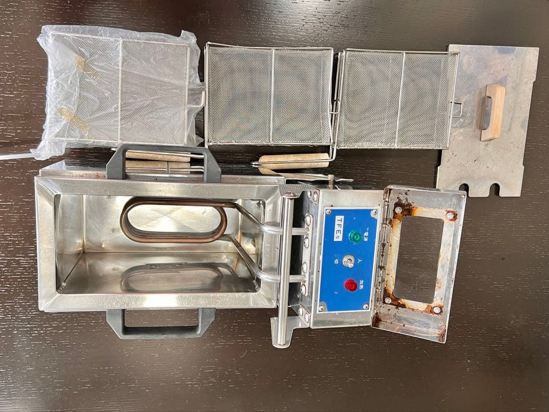 ゆで麺機 冷凍麺釜　卓上　業務用　TFE型　電気調理器具 100V ステンレス製