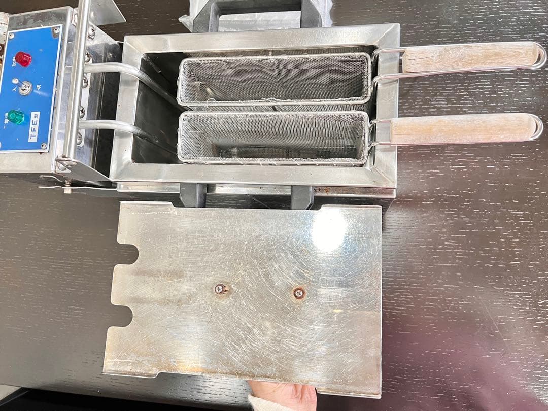 ゆで麺機 冷凍麺釜　卓上　業務用　TFE型　電気調理器具 100V ステンレス製