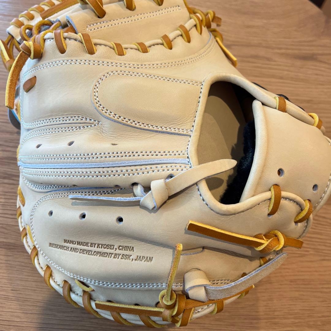 新品値下げ中硬式用 SSK キャッチャーミット キャメル