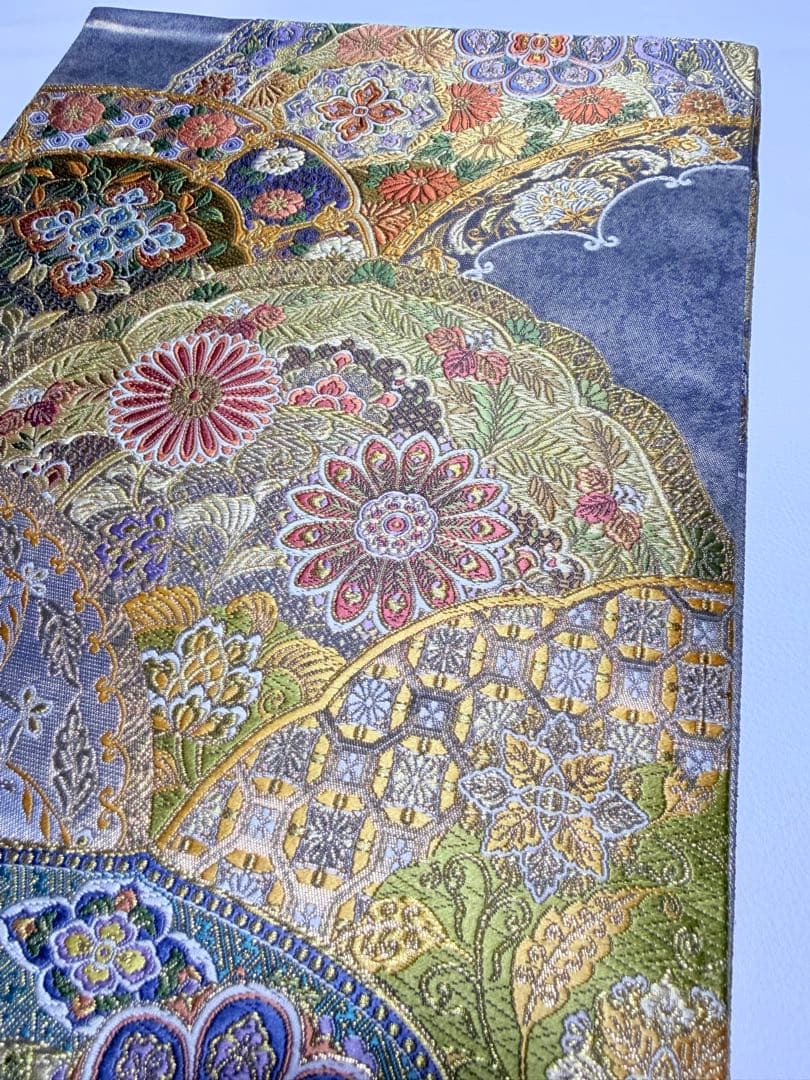 高級 袋帯 正絹 六通柄 唐織 精密織 フォーマル 訪問着 留袖 色無地 西陣織