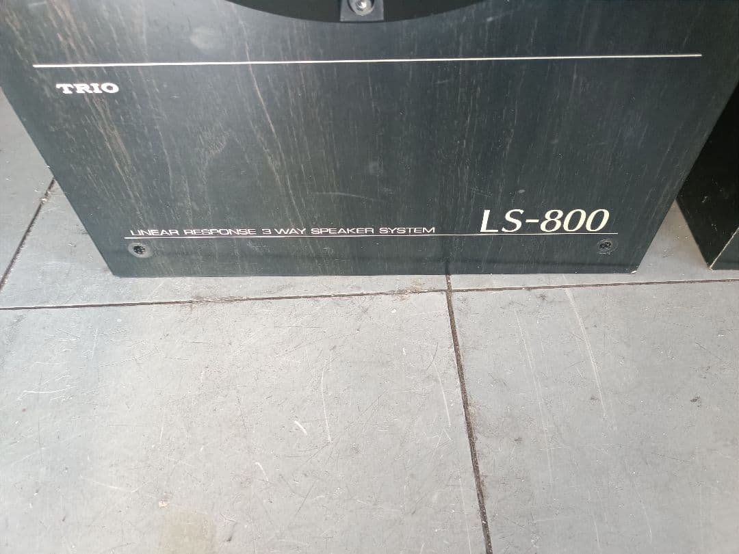 TRIO LS-800 スピーカーシステム トリオ 3WAY 動作確認済み