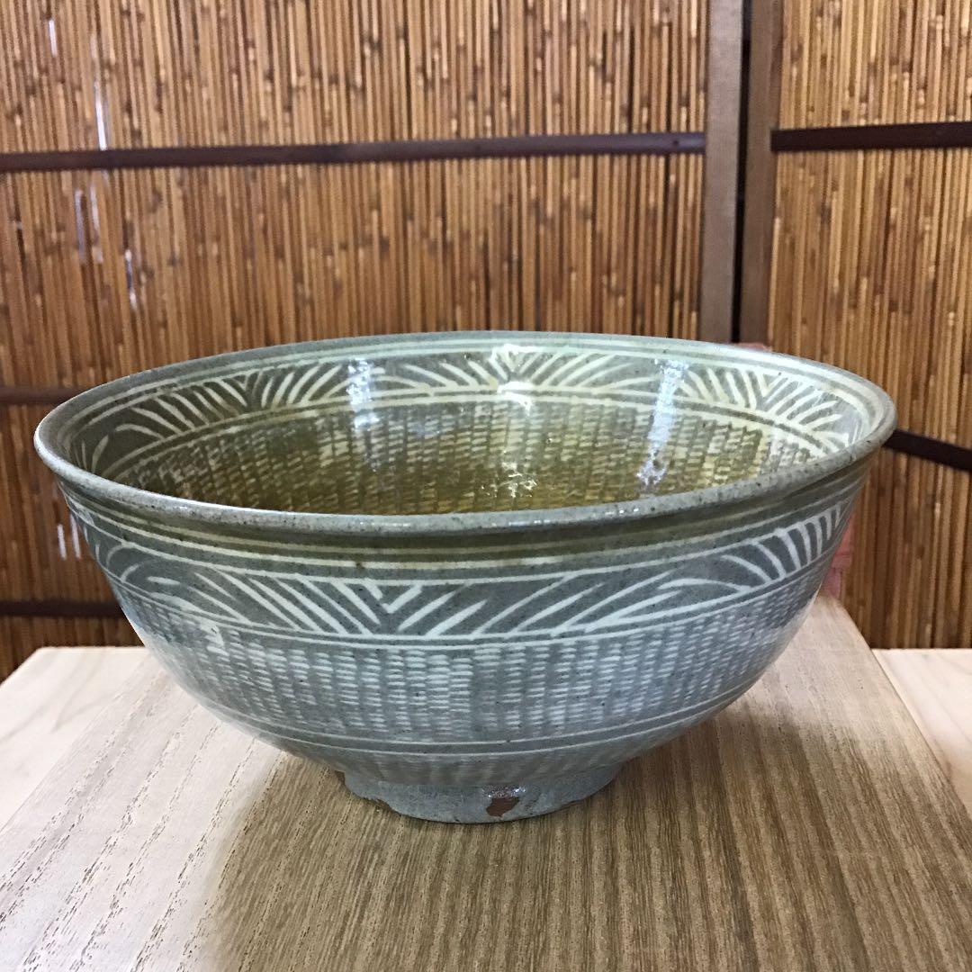 茶道具 高麗 三島茶碗 侘の友 陶房窯 韓国人間国宝 申相浩 作 Ｎ250SH