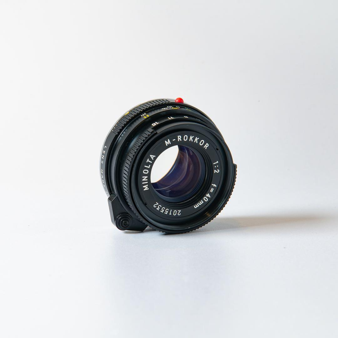 【OH済】MINOLTA M-ROKKOR 40mm F2 (ライカMマウント)