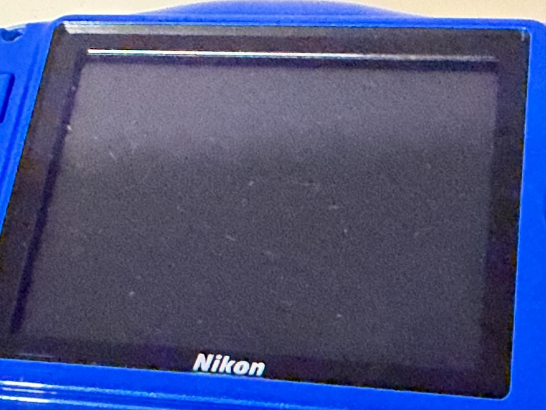 ニコン　Nikon COOLPIX S33 青 防水カメラ