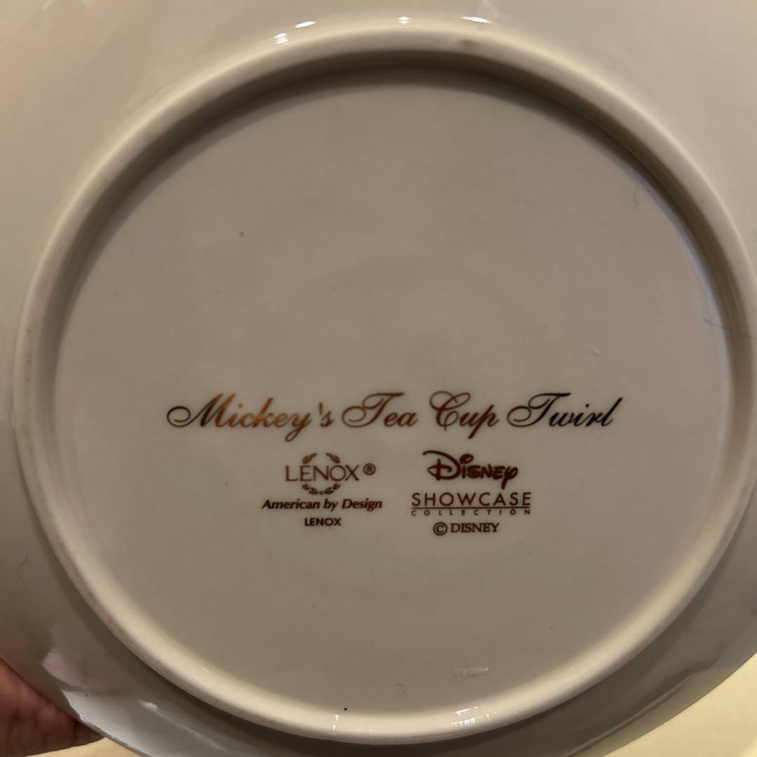 LENOX ミッキー・ミニー ティーカップ置物