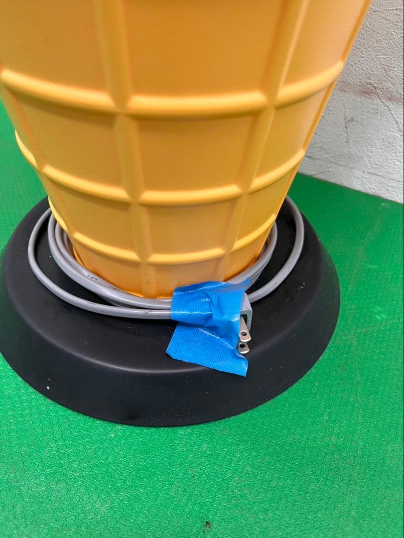 TOMI スジャータシルクアイス　ソフトクリームオブジェ あんどん大　点灯式