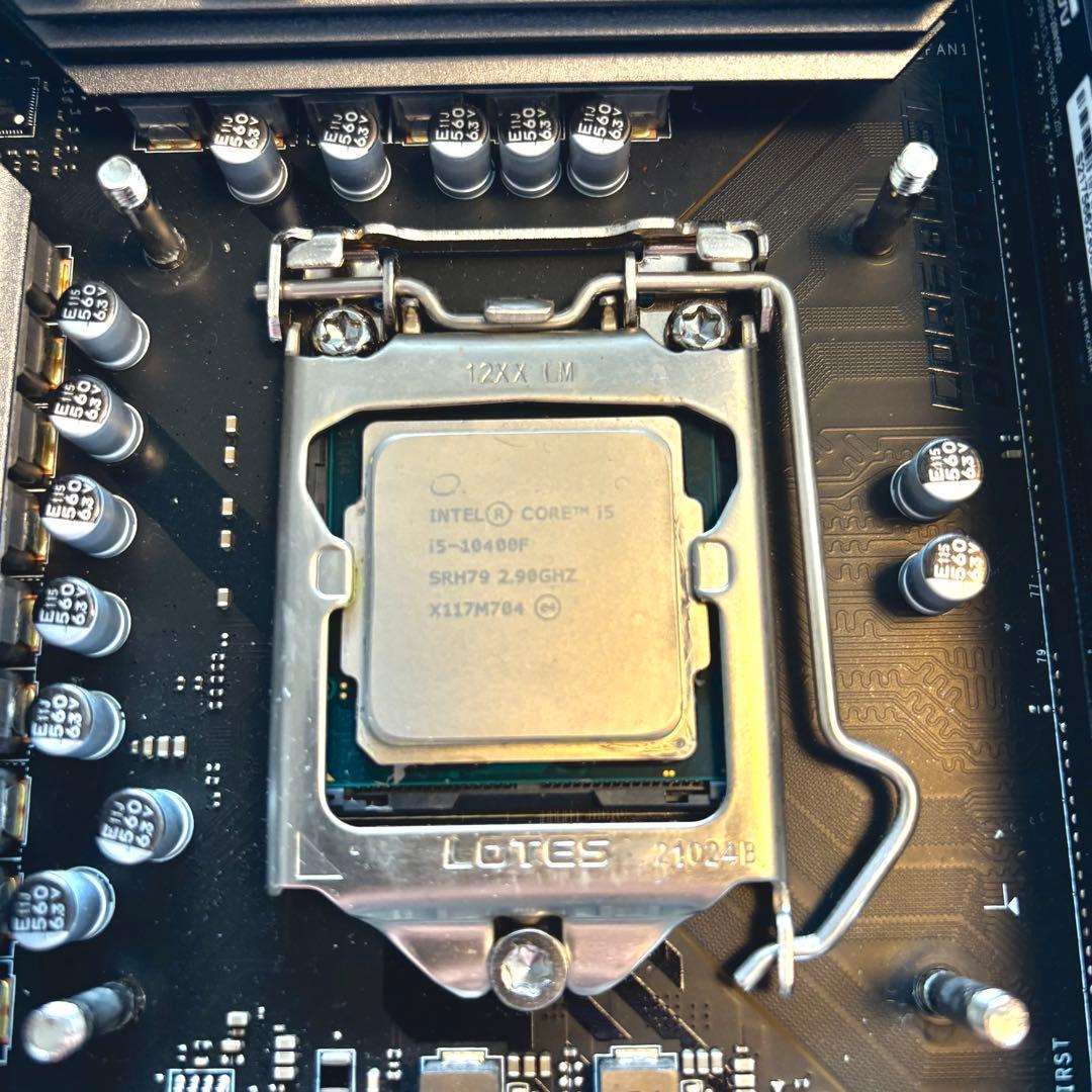 i5-10400F/B560/32GB/650W電源/純正ファン・アンテナ付