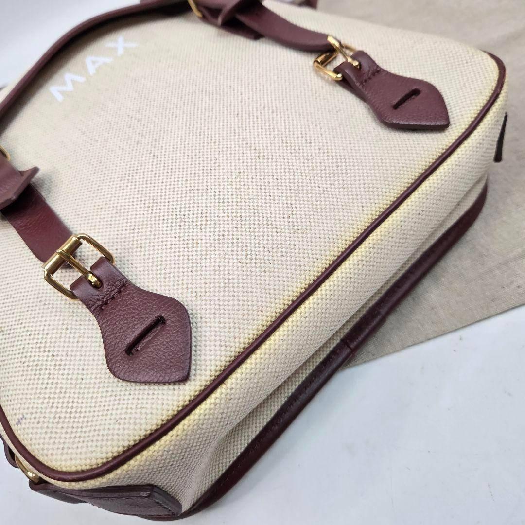 美品袋付 L/Uniform キャンバス レザー ショルダーバッグ