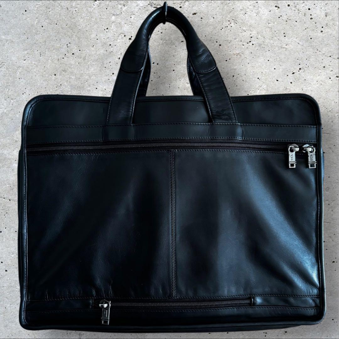 TUMI ミディアム エクスパンダブル オーガナイザー ブリーフ オールレザー