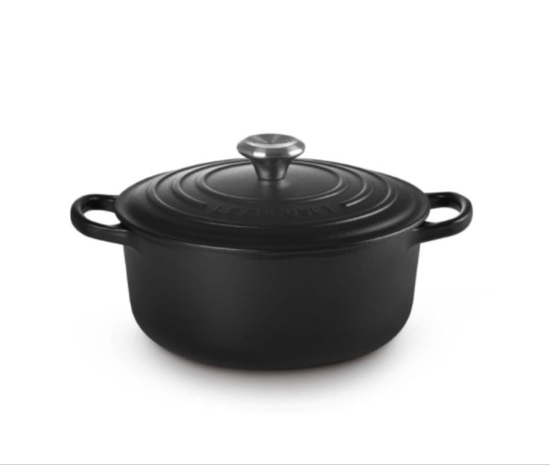 ★未使用【LE CREUSET】ル・クルーゼココットロンド24cmマットブラック