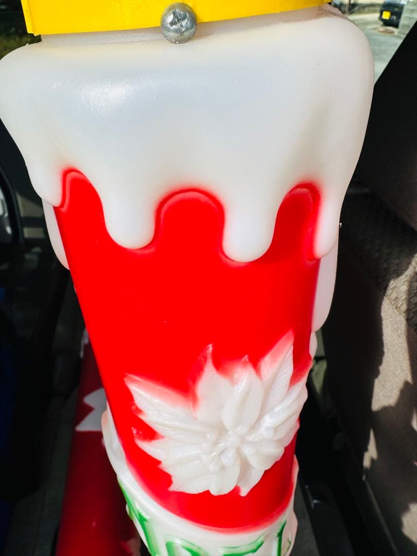 ビンテージ ノエル キャンドル イルミネーションライト ブローモールド ライト