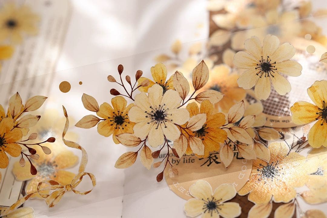 小白家文創《夏日序曲》海外マスキングテープ　マステ 【2519】