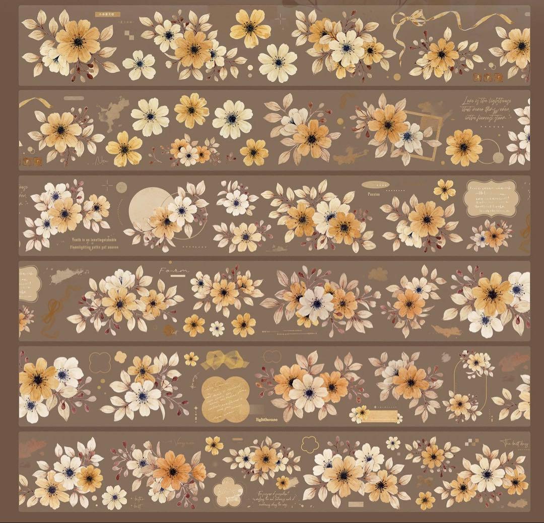 小白家文創《夏日序曲》海外マスキングテープ　マステ 【2519】