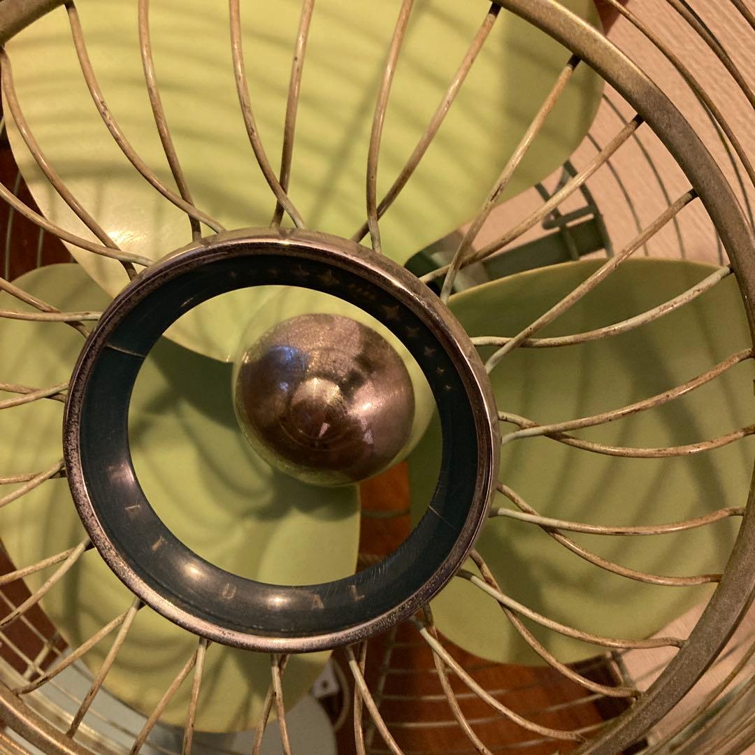 ナショナル ミントグリーン 扇風機 3枚羽根