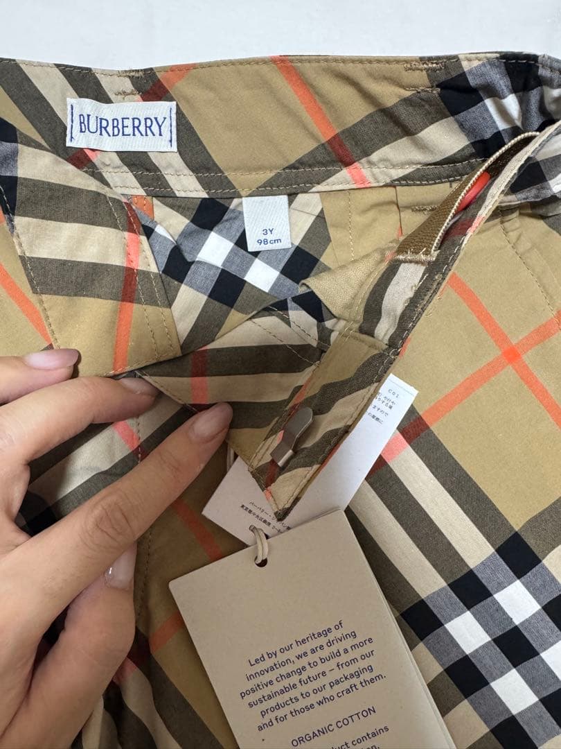 【新品・未使用】Burberry Tシャツ＆ショートパンツセット 3Y 98㎝