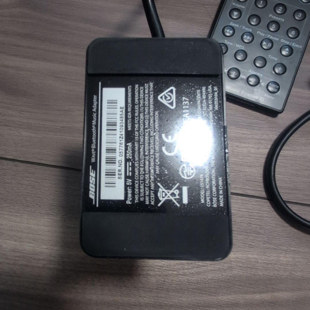 【リモコンBluetoothアダプター付】BOSE WAVE radio III