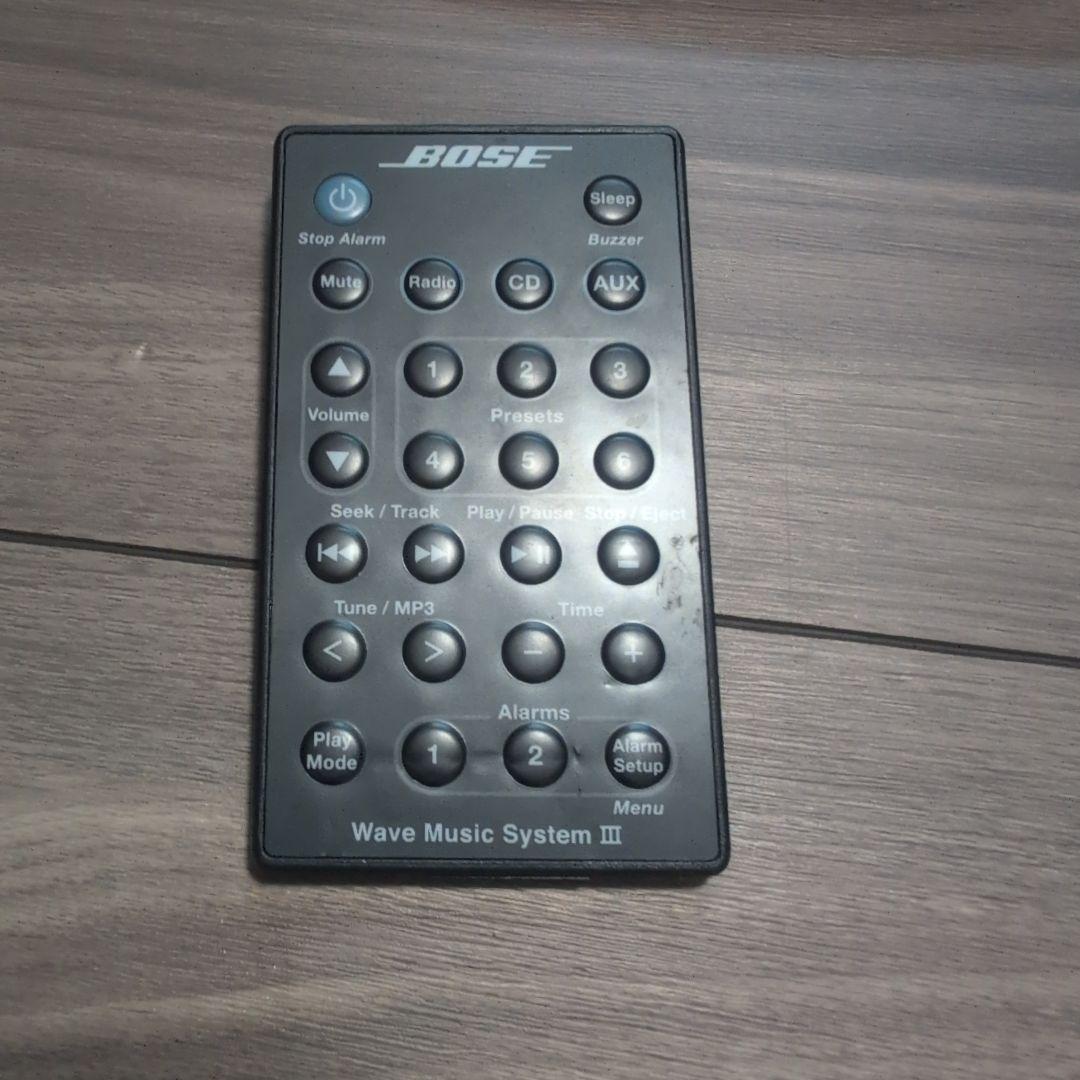 【リモコンBluetoothアダプター付】BOSE WAVE radio III