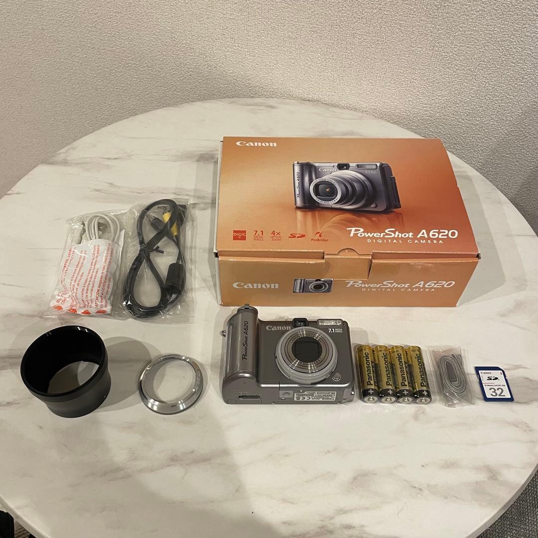 【美品】Canon PowerShot A620 デジタルカメラ 動作確認済み