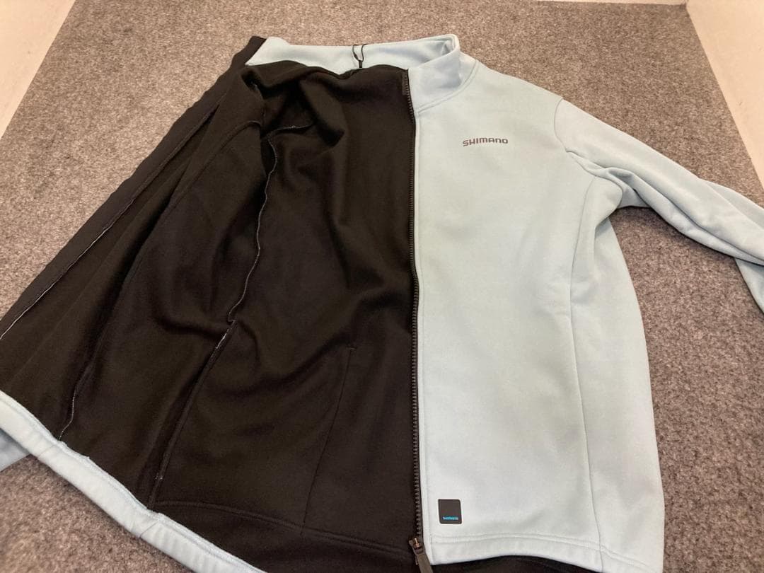 SHIMANO シマノ エレメント サイクリングジャケット ブルー asia s