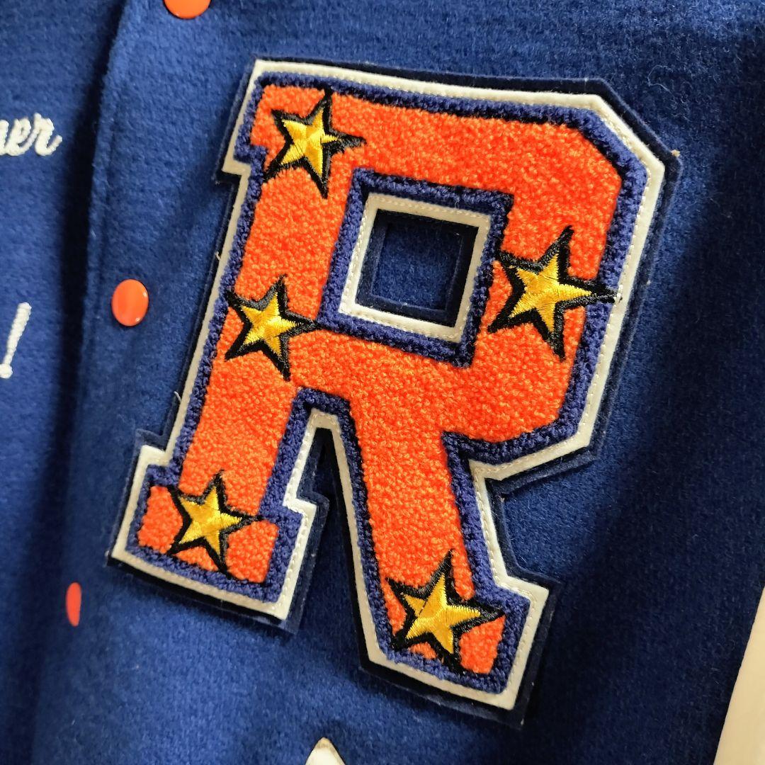 t*n様 Whitesville 東洋 スタジャン 40 ネイビー ロードランナ