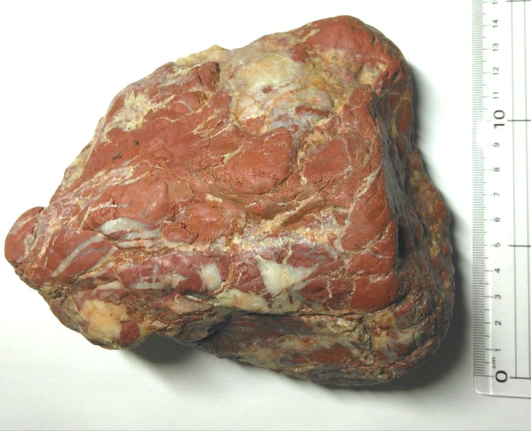 天然石 原石 1.8kg 佐渡赤玉石の可能性／レッドジャスパー系（鑑定なし）