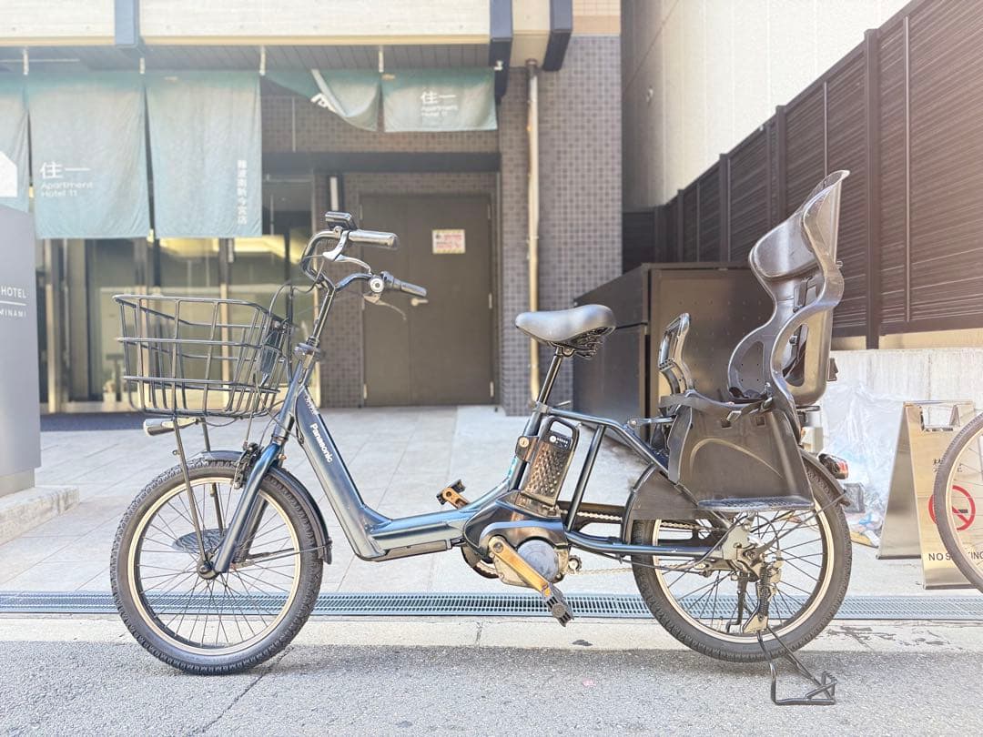 子供乗せ　パナソニック　電動アシスト自転車 チャイルドシート付き