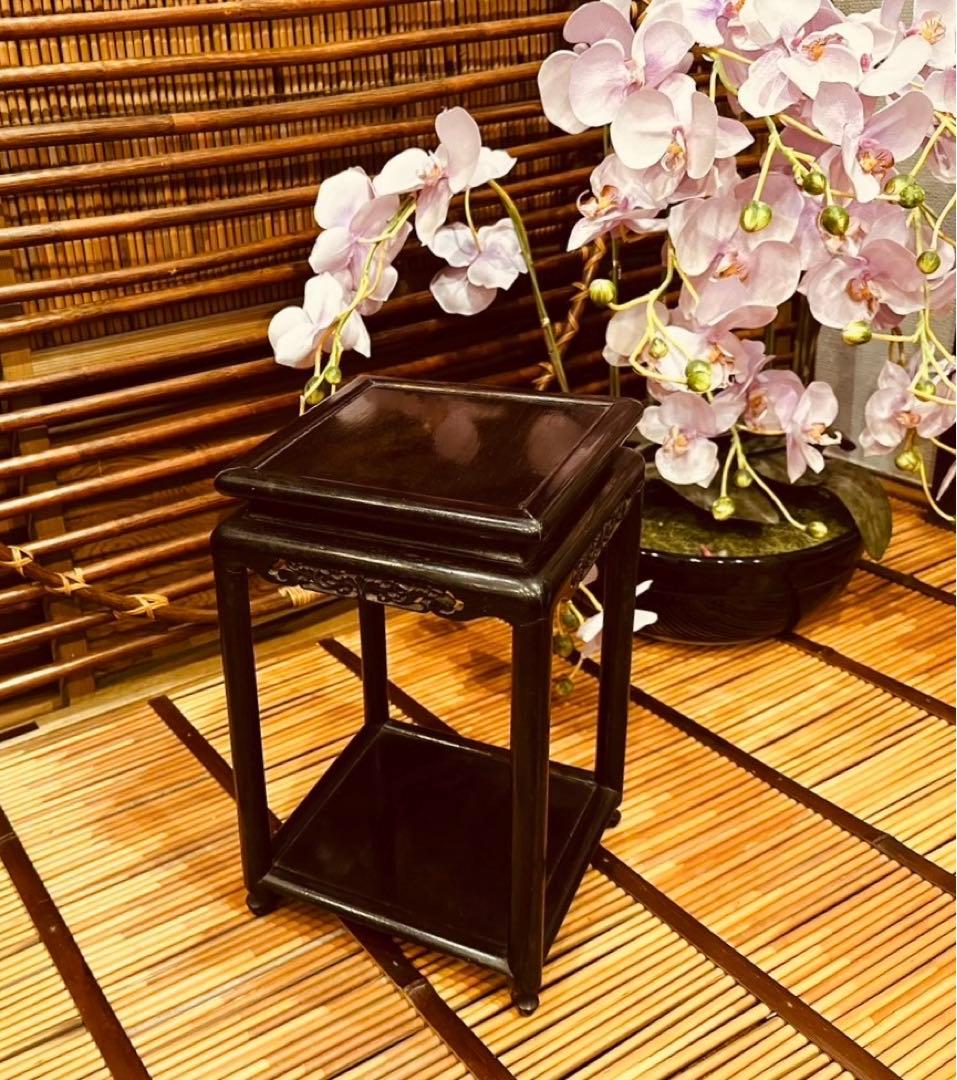 紫檀 花台 インテリア アンティーク 昭和レトロ 和室