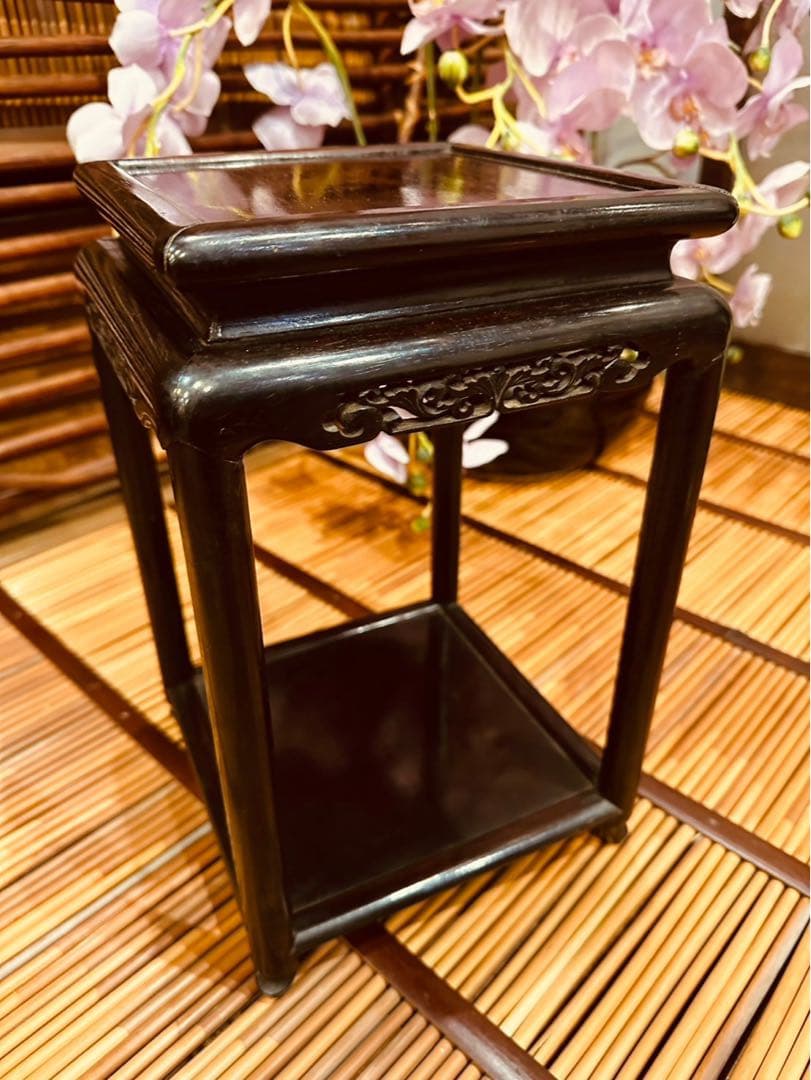 紫檀 花台 インテリア アンティーク 昭和レトロ 和室