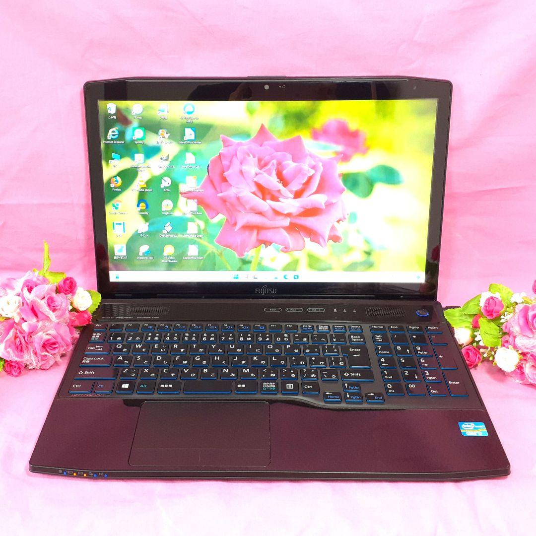 Windows11/3世代Core-i7/タッチパネル搭載/新品SSD512GB