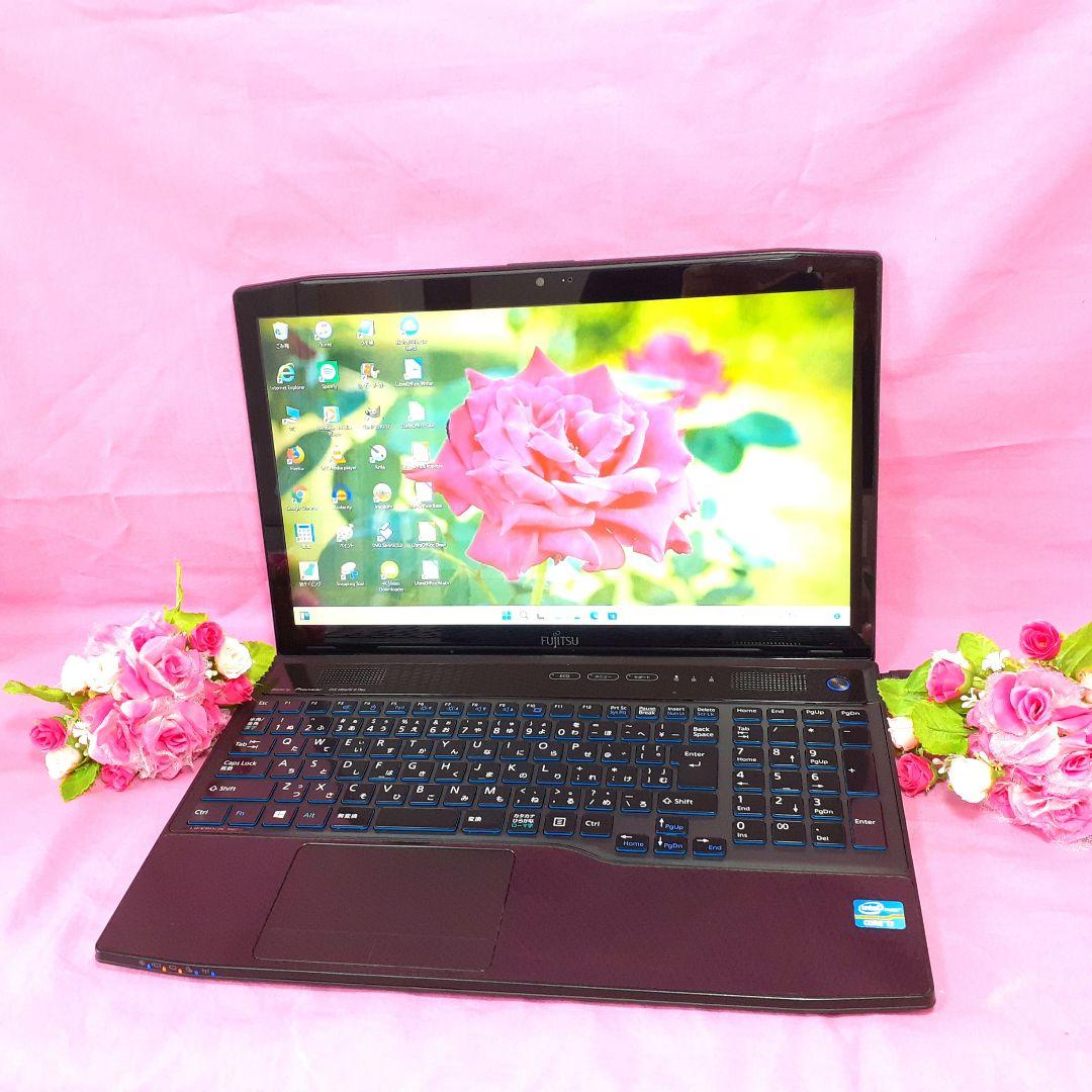 Windows11/3世代Core-i7/タッチパネル搭載/新品SSD512GB