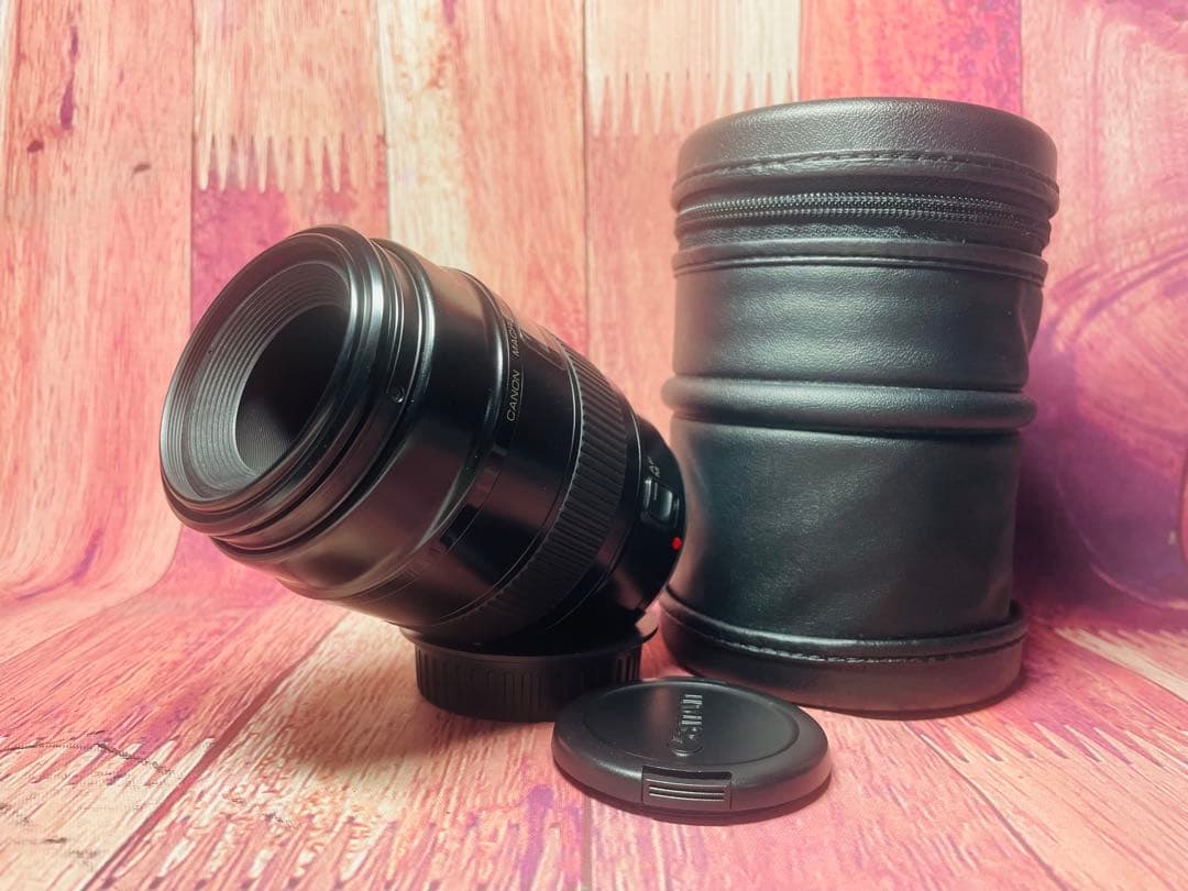 ケース付き Canon 100mm MACRO 1:2.8