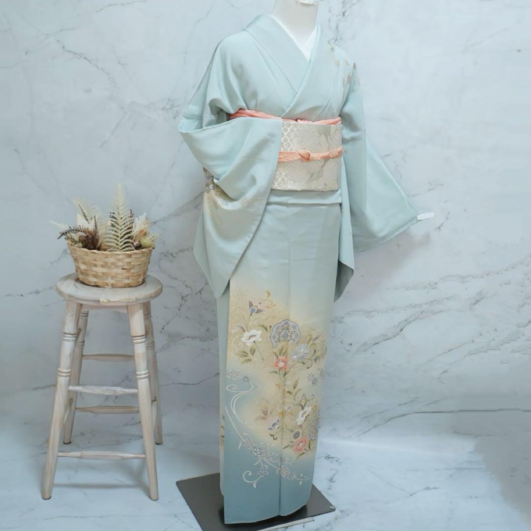 訪問着 2点セットa486七五三　入学式　お宮参り　結婚式