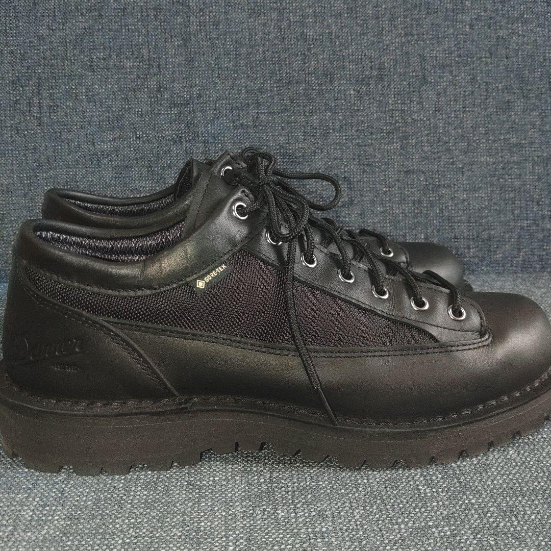 靴 DANNER FIELD LOW BLACK/BLACK