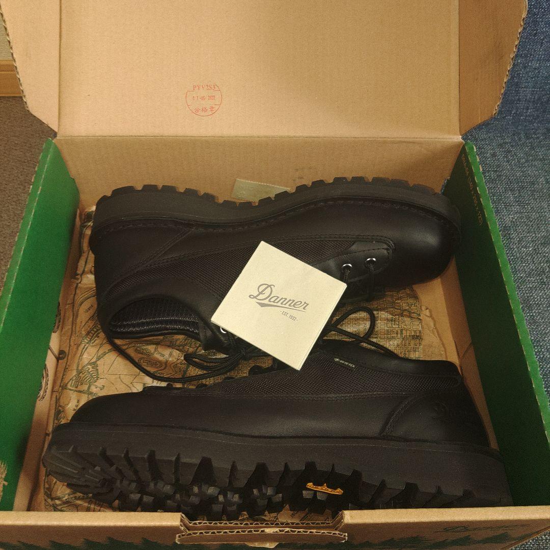 靴 DANNER FIELD LOW BLACK/BLACK