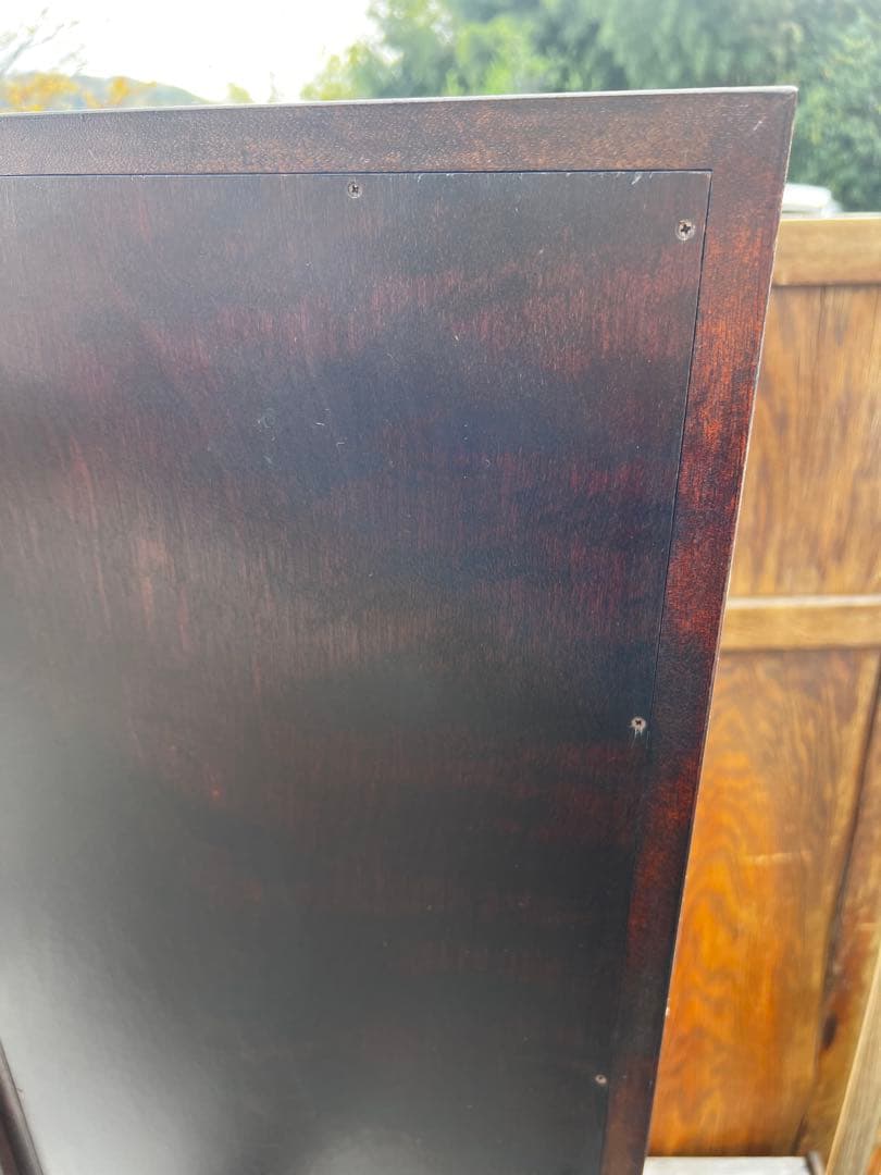 松本民芸家具 姿見 スタンドミラー 透かし彫り 民藝家具 定価12万円