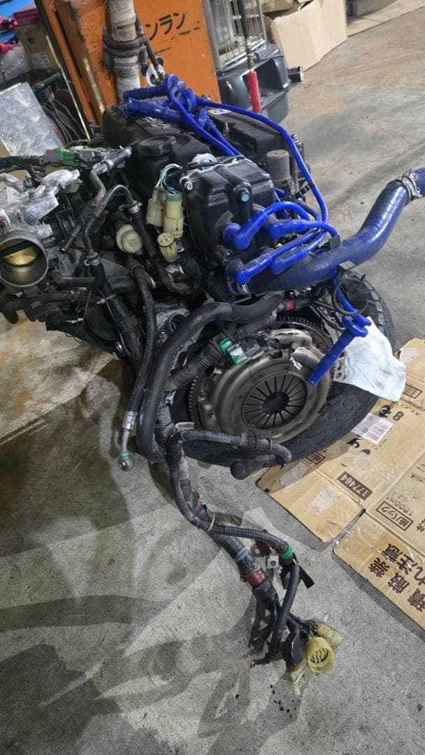 b16A sir ef8 エンジン 本体 クラッチ付き