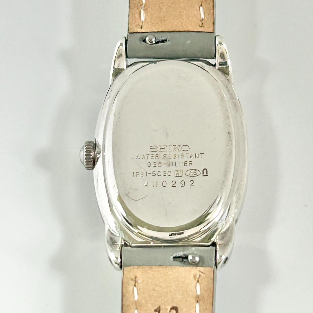 整備済 希少モデル SEIKO NOIE シルバー925 銀無垢 電池交換済