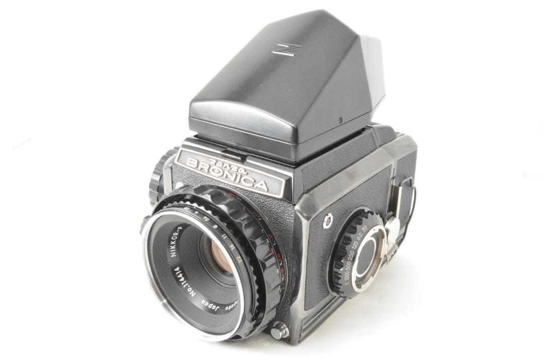 ≪希少なブラック≫ZENZA BRONICA S2 後期＋75mm F2.8