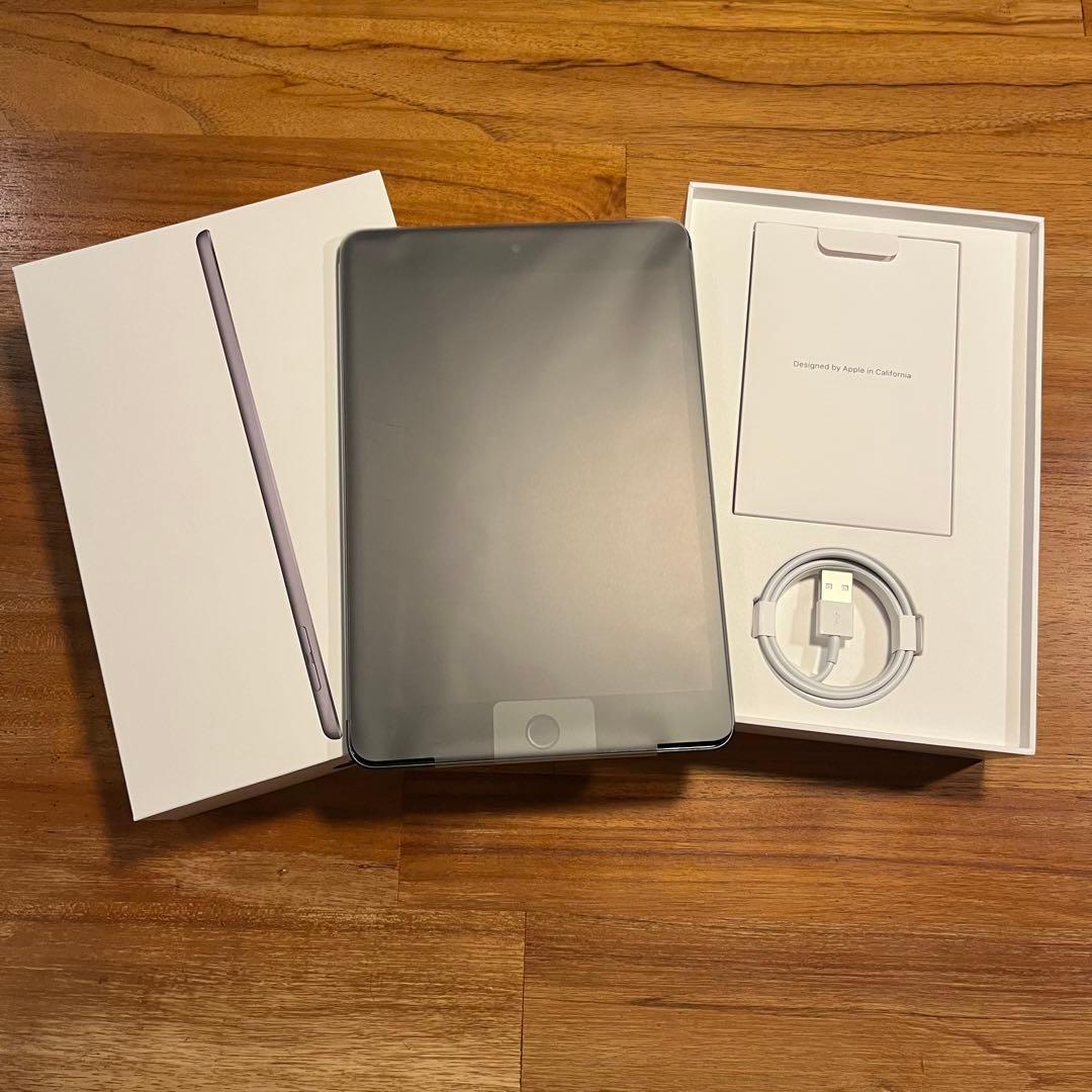 【美品】iPad mini 5 Cellular 64GB スペースグレー