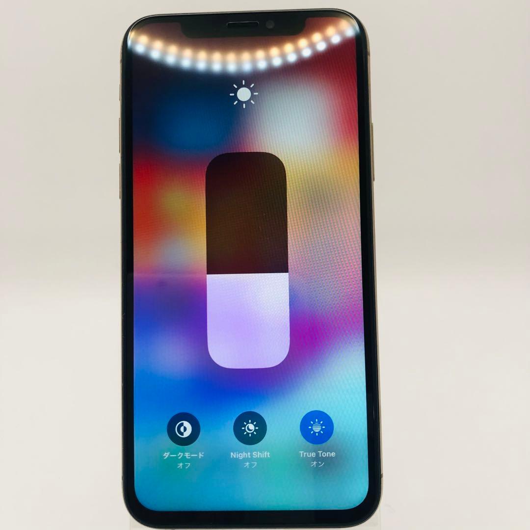 iPhone XS 256GB ゴールド SIMフリー 本体 100%