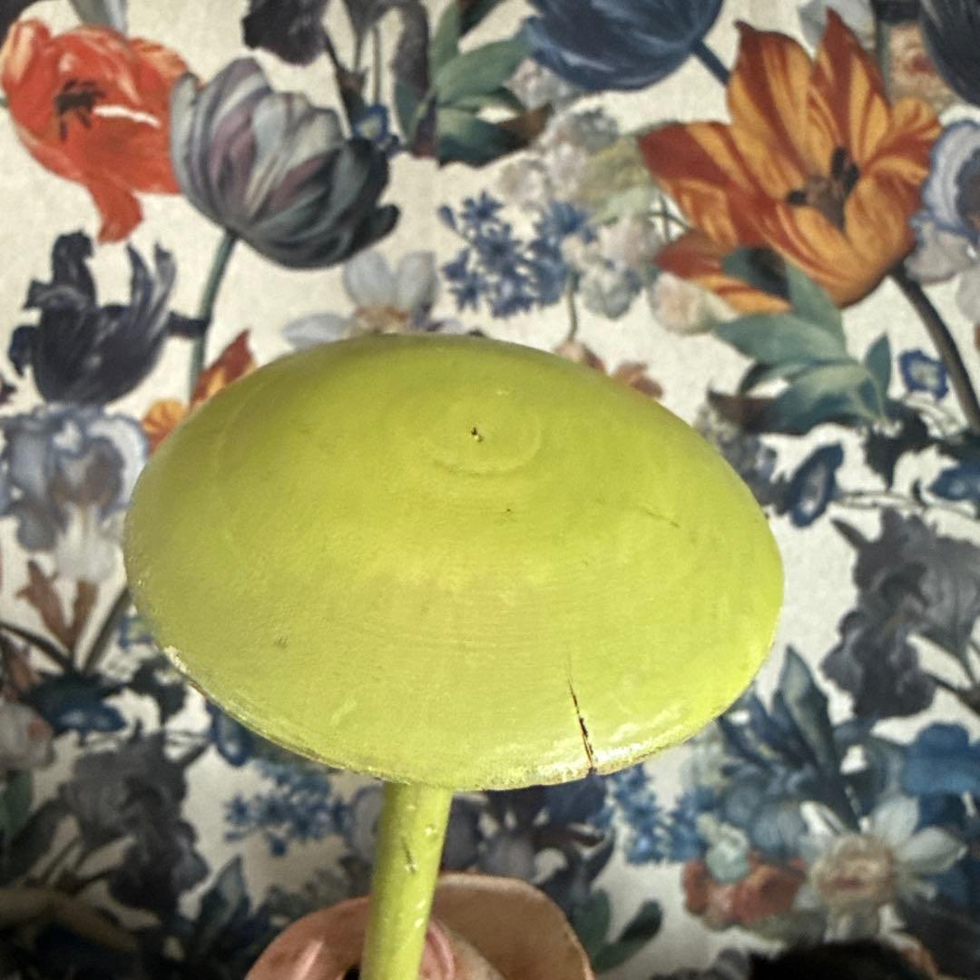 ドールヘッド付きハットスタンド　アンティーク