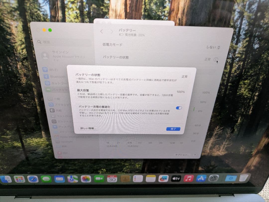 MacBook Air 13インチ(2024年, M3, 8GB, 256GB)