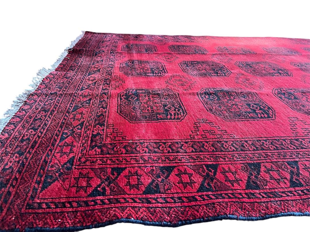 【オススメです】ヴィンデージ　ラグ　278×162cm