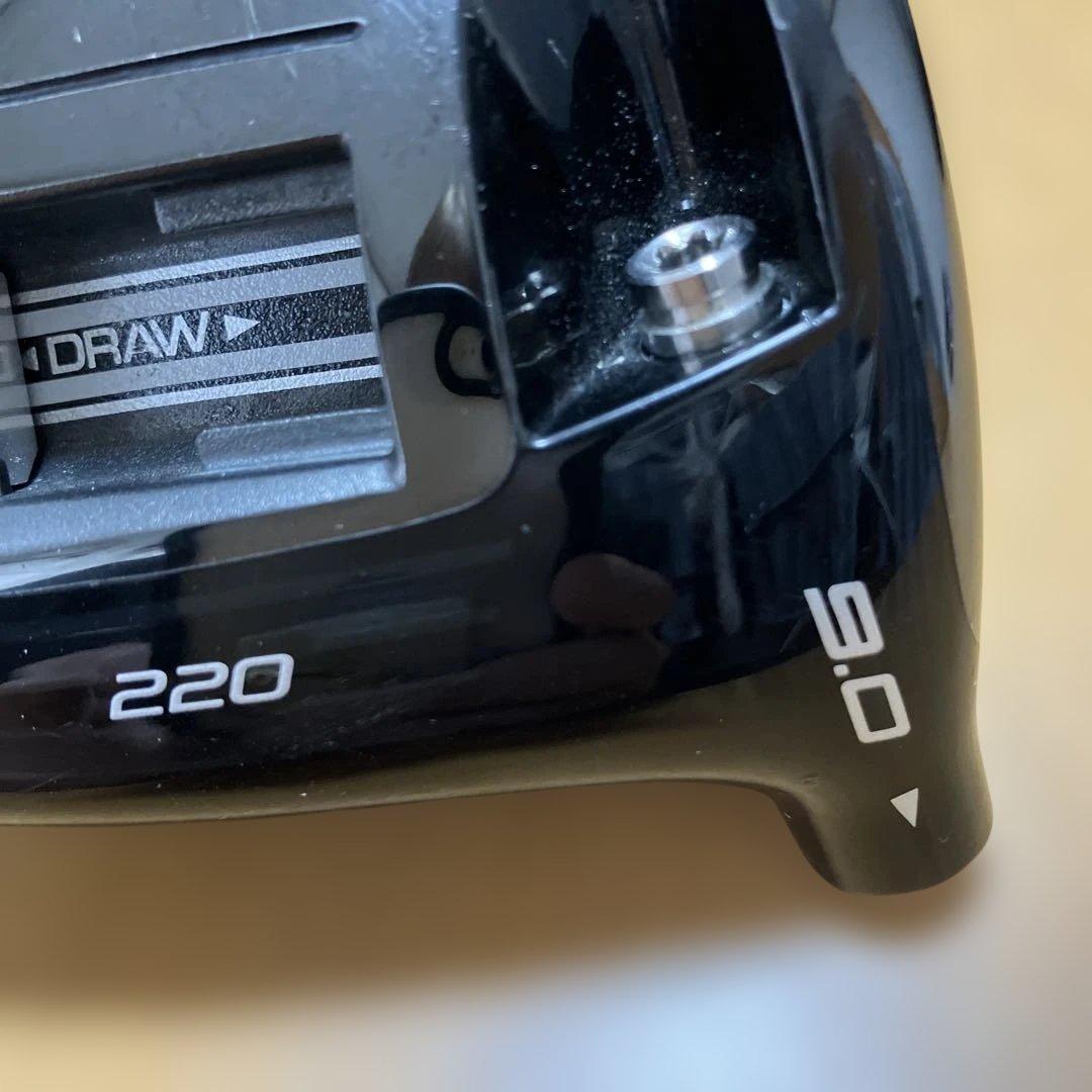 《低スピン》ミズノST-G220ドライバー　9.0° ヘッド＋純正ヘッドカバー
