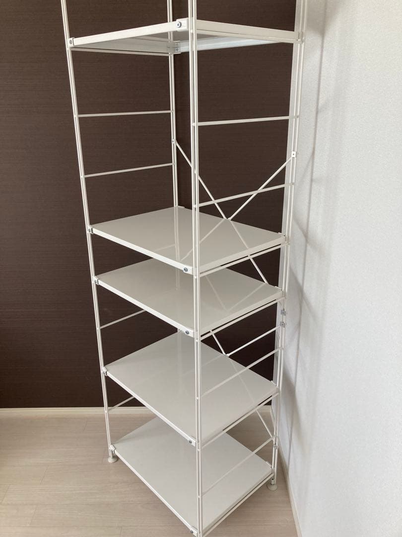 【組み立て完成品】 無印良品 スチールユニットシェルフ 大 ライトグレー