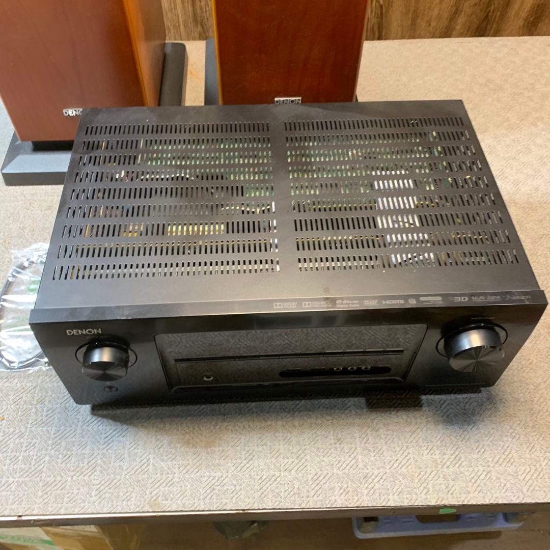 I456 DENON SC-T55SG スピーカー 木目調 AVR-2113-K