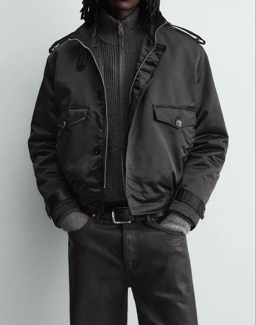 【最終値下げ】新品 テクニカル キルティング ボンバージャケット MA-1