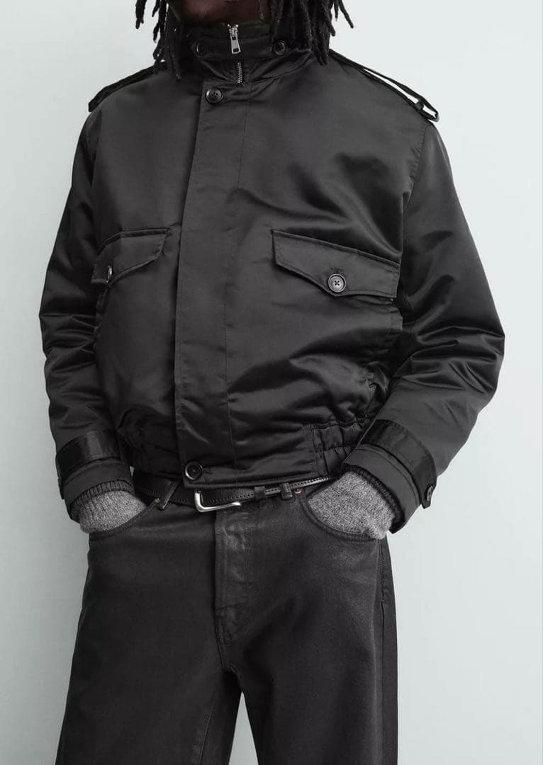 【最終値下げ】新品 テクニカル キルティング ボンバージャケット MA-1